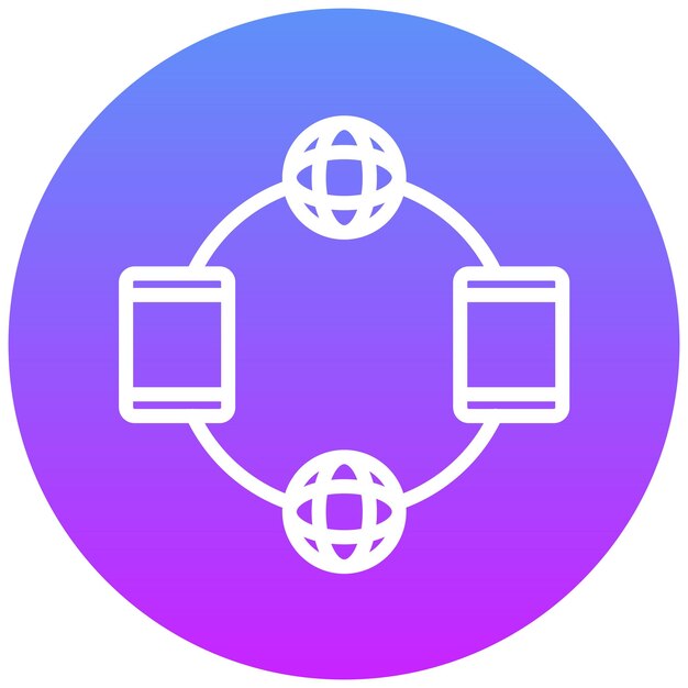 Network Connectivity vector icon illustration of Networking iconset