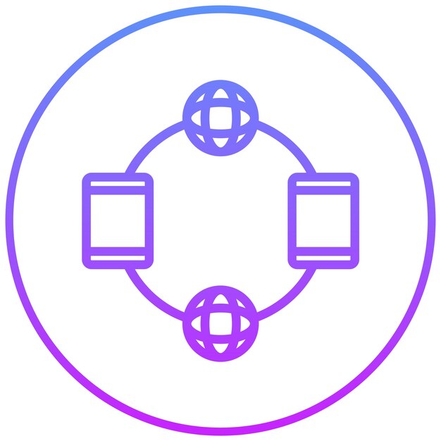 Network Connectivity vector icon illustration of Networking iconset