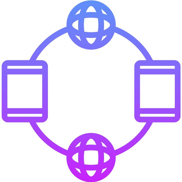 Network Connectivity vector icon illustration of Networking iconset