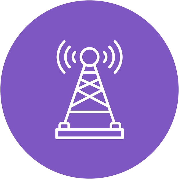 Network Coverage Vector Illustration Style