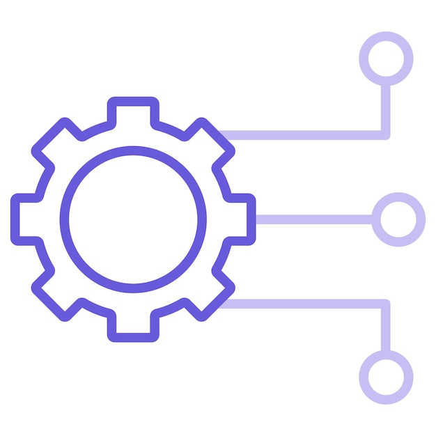 Network Efficiency Vector Illustration