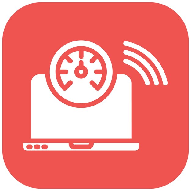 Network Latency vector icon illustration of Networking iconset