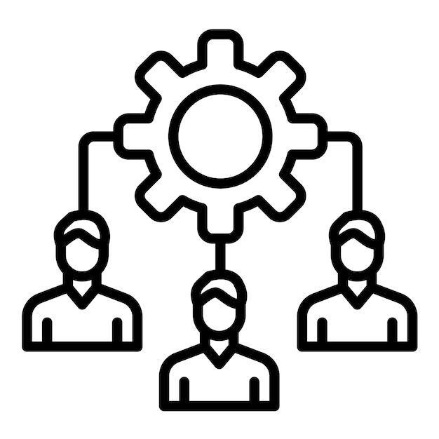 Network Management Vector Illustration Style