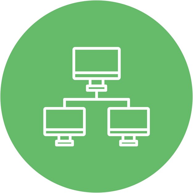 network monitoring vector illustration style