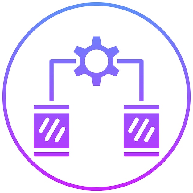 Network Optimization vector icon illustration of Networking iconset