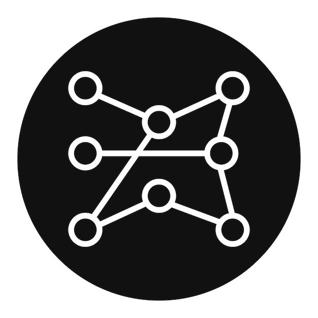 network robustness icon vector image can be used for networking