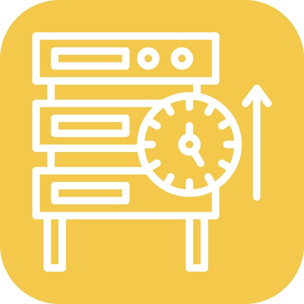 Network Uptime icon vector image Can be used for Networking
