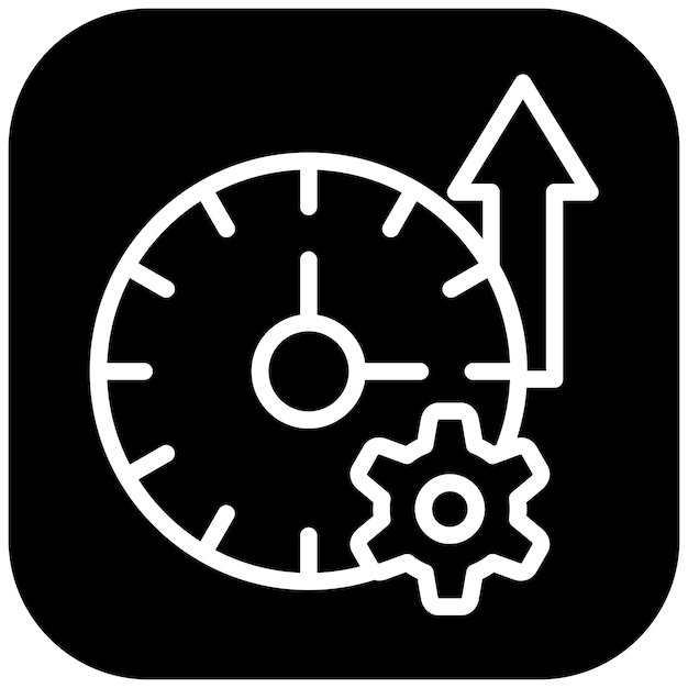 network uptime vector icon illustration of networking iconset