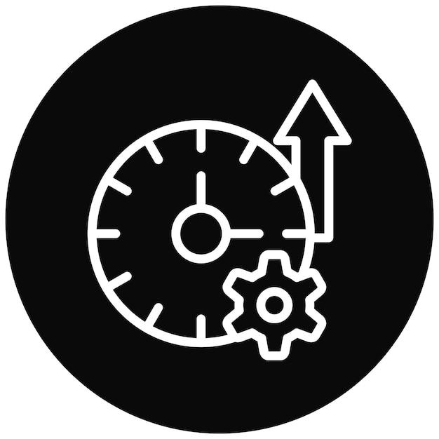 network uptime vector icon illustration of networking iconset
