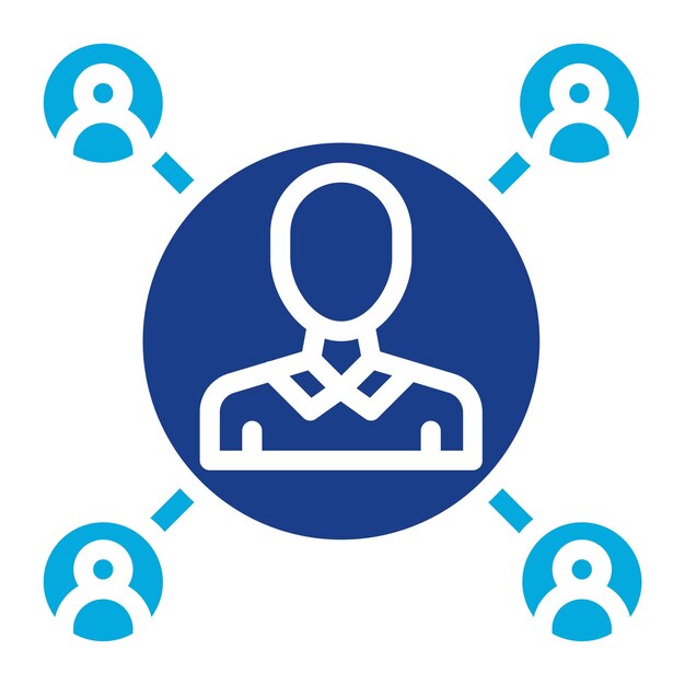Networking Flat Illustration