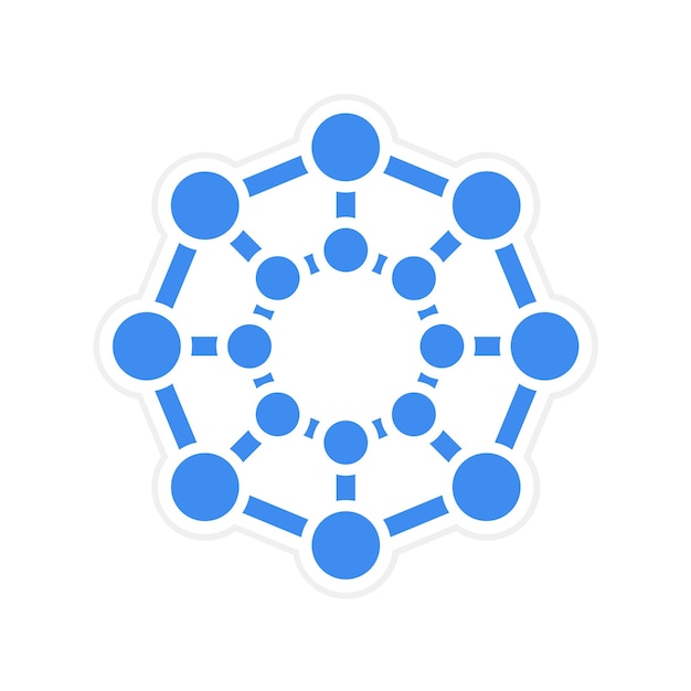 Networking icon vector image Can be used for Sales
