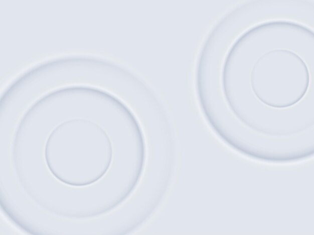 Neumorphism stilinde geometrik düğmeler Skeuomorph design 3D vektördeki grafik öğeler