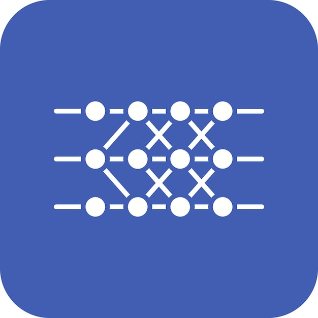 neural network icon vector image can be used for big data