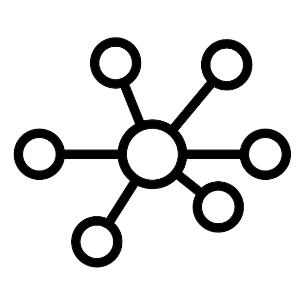 Neurons Circuit Vector Illustration