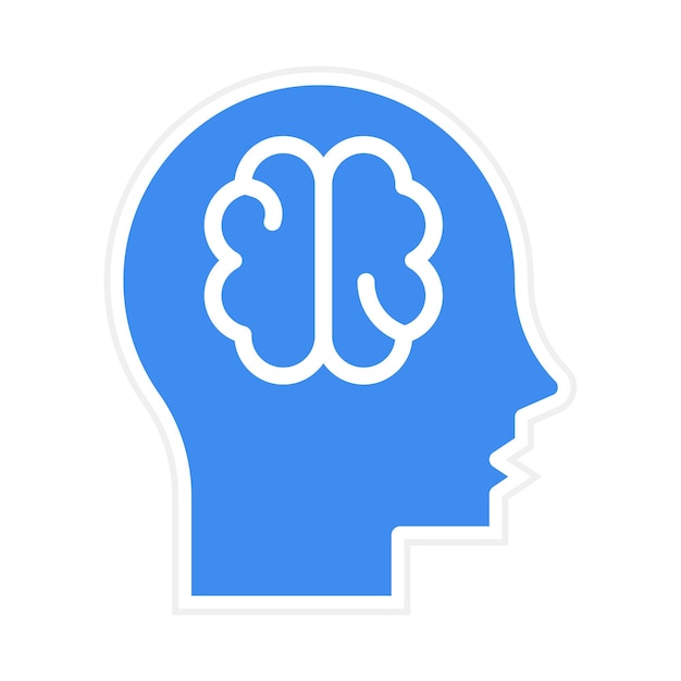 Neuropsychology icon vector image Can be used for Psychology