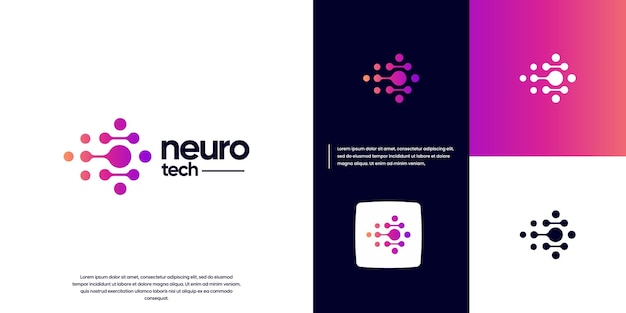 neuroscience network systems health technology design vector illustration