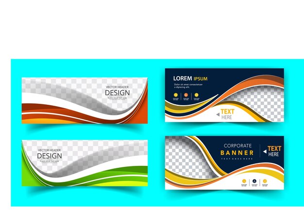 New Banner backgroundModern vector design Vector