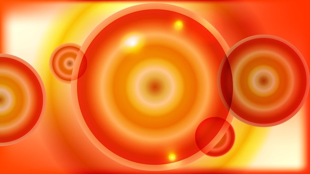 New decorative stylish cool yellow colorful background design with realistic light effect vector template