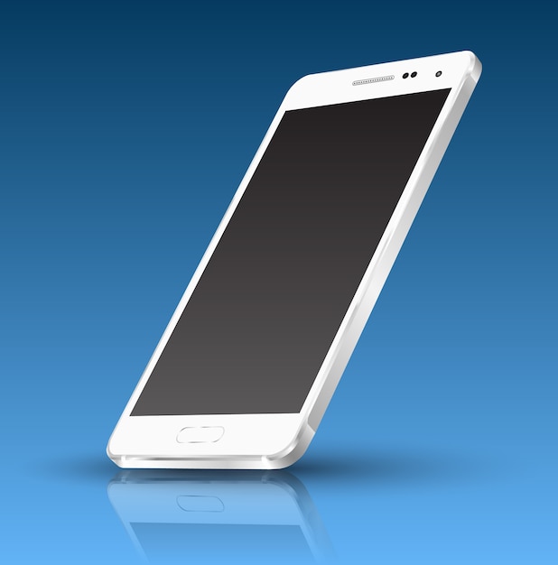 New Smartphone perspective realistic mockup. 