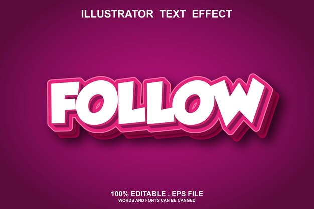 New year text effect editable