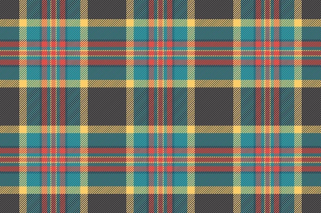 Newborn check fabric tartan harmony plaid pattern vector Picnic seamless texture textile background in cyan and grey colors