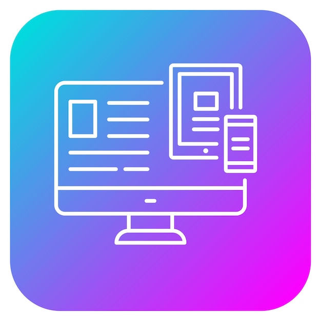 News Portal vector icon Can be used for News and Media iconset