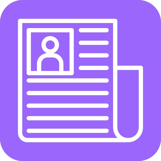 newspaper icon style