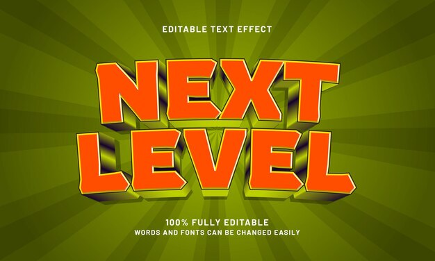 next level editable text effects with a game and happy theme