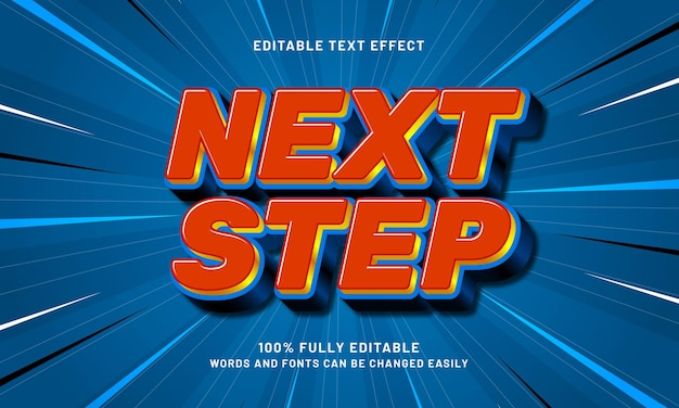 next step editable text effects with a play and game theme