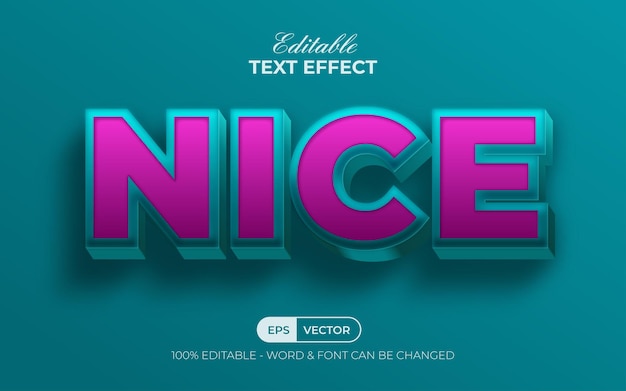 Nice text effect style. Editable text effect.