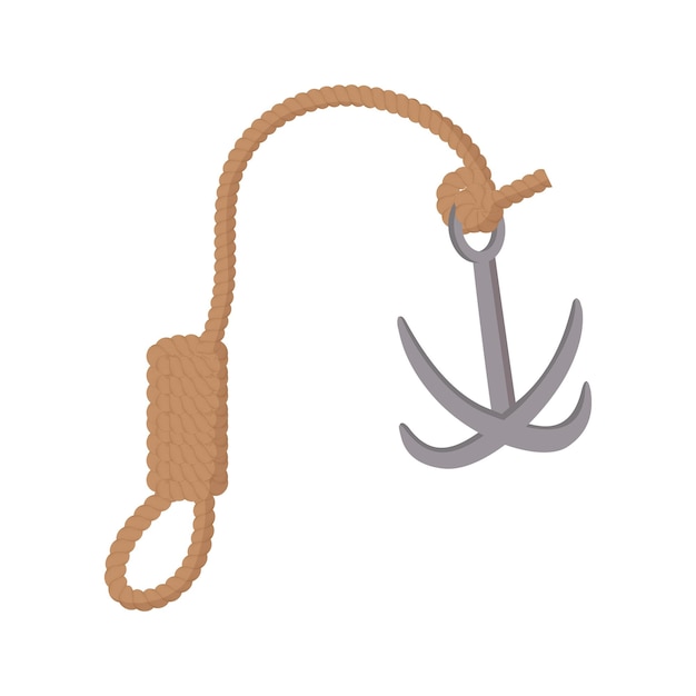 Ninja weapon cartoon icon on a white background
