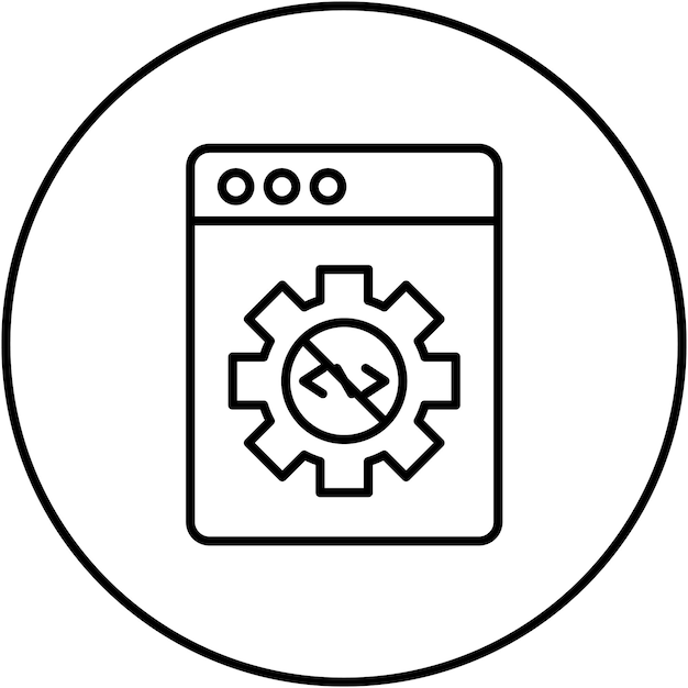 no code icon vector image can be used for no code