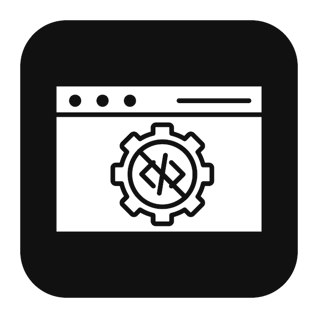 no code vector icon can be used for no code iconset