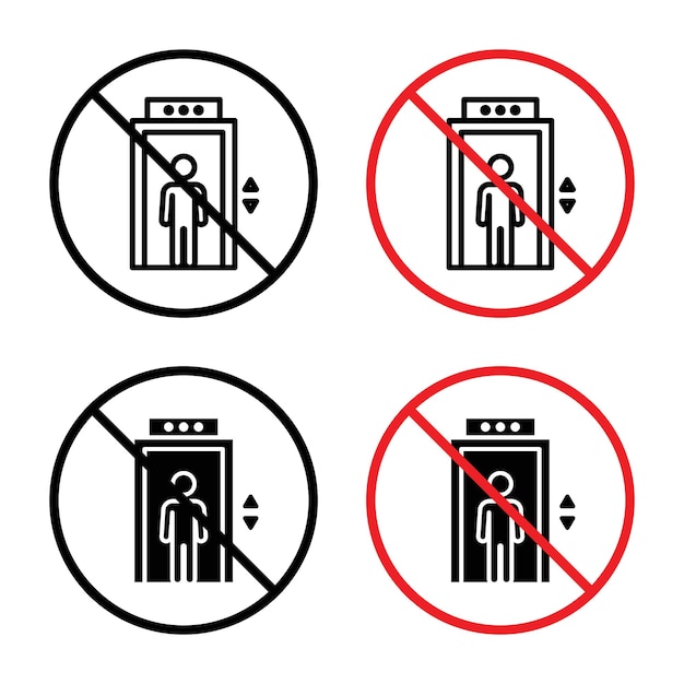 No Elevator Sign Ensure Safety and Compliance in Buildings