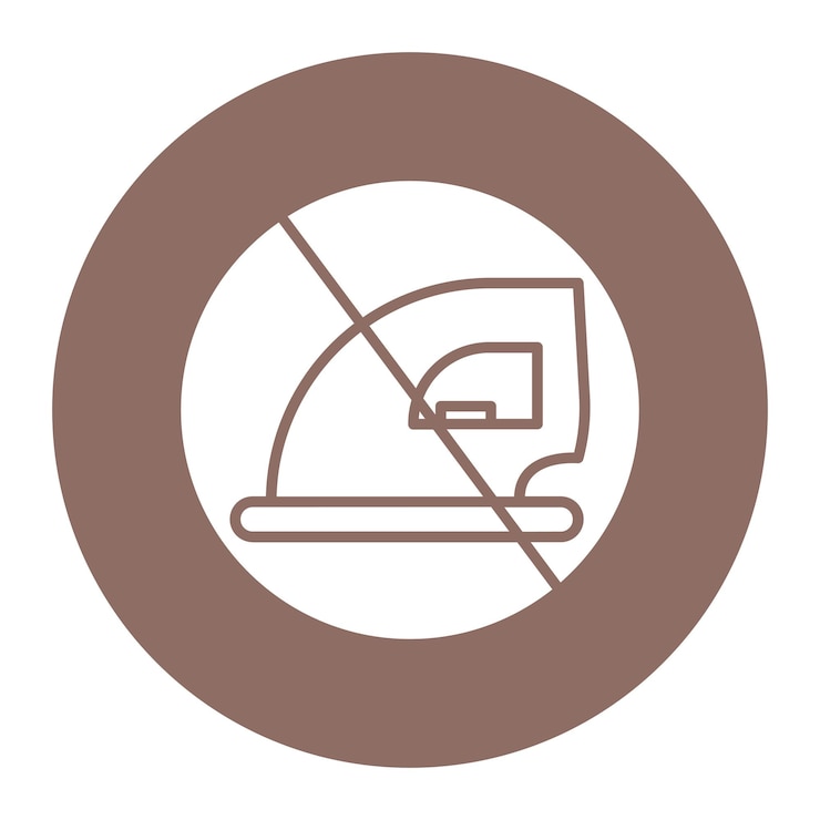 Vektör no laundry vector icon can be used for laundry iconset