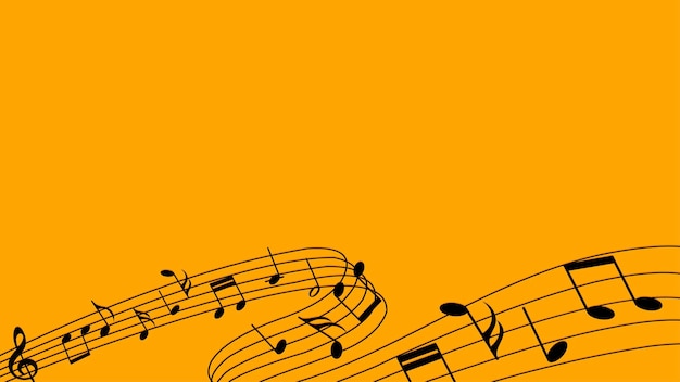 note music notation background vector