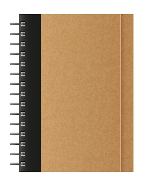notebook for daily notes and reminders notepad cartoon stock vector illustration