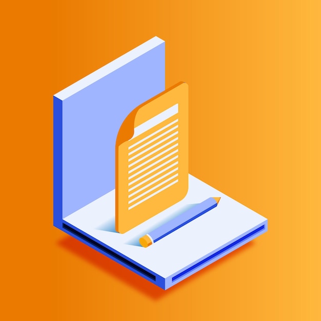 notes pencil write document