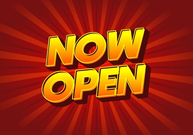 Now open Text effect in 3d look with eye catching colors