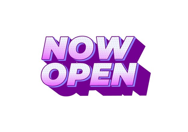Now open Text effect in 3d look with eye catching colors