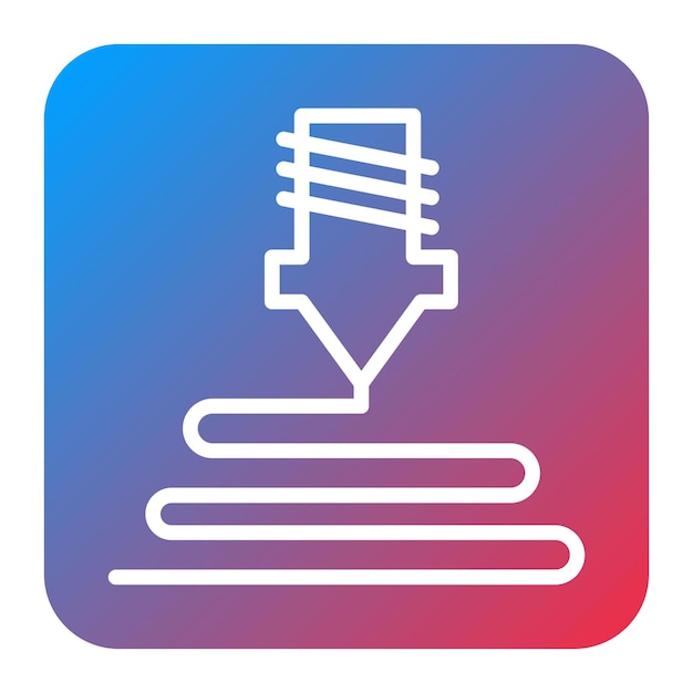 Nozzle icon vector image Can be used for 3d Printing