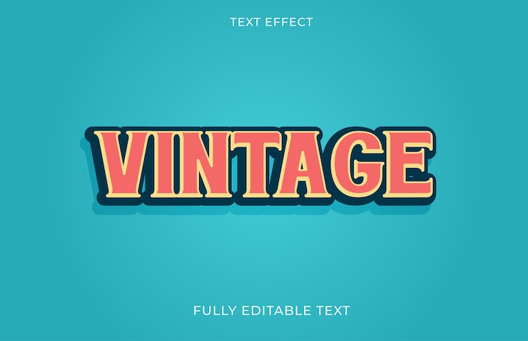 Vektor ny stil – design med vintage-teksteffekt