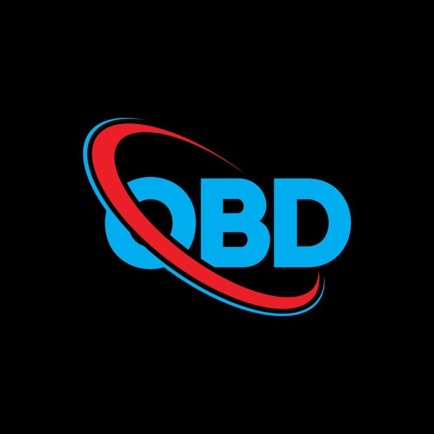 OBD logo OBD letter OBD letter logo design Initials OBD logo linked with circle and uppercase monogram logo OBD typography for technology business and real estate brand