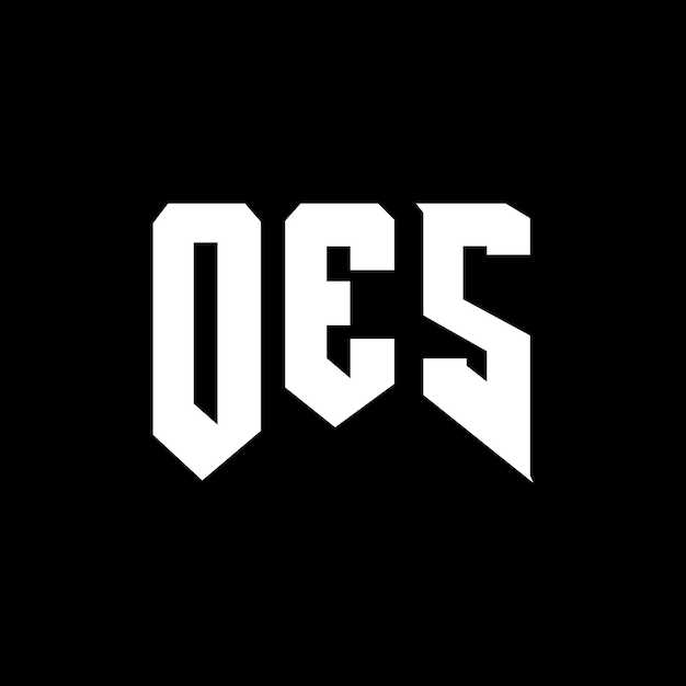 OES letter logo design for technology company OES logo design black and white color combination OES logo OES vector OES design OES icon OES alphabet OES typography logo design