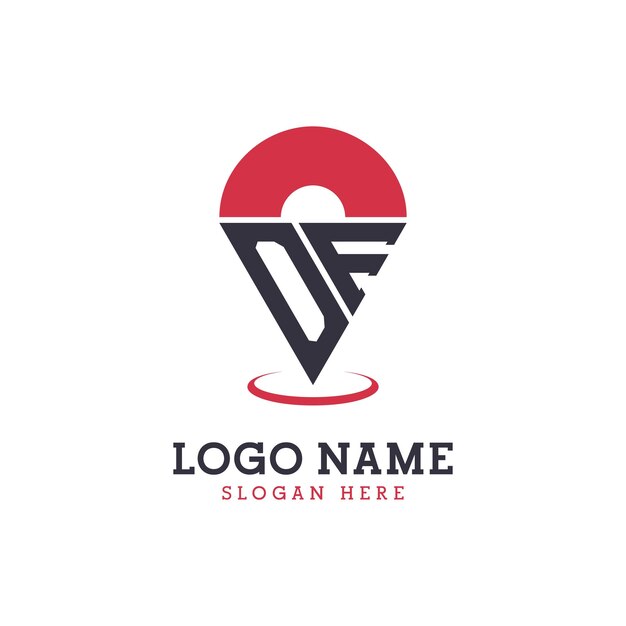 of location icon design modern of pinpoint logo for navigation map apps and location based businesses