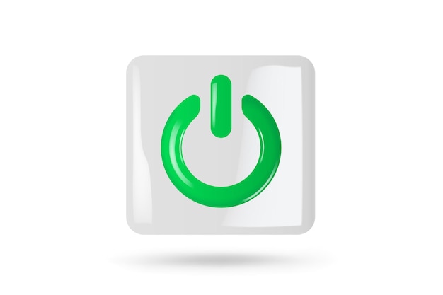 Off 3d icon Modern style
