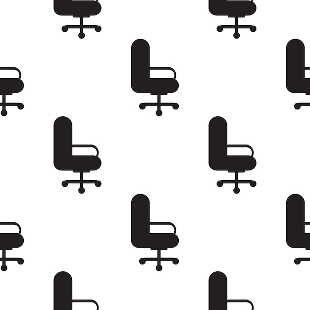 Office chair icon illustration