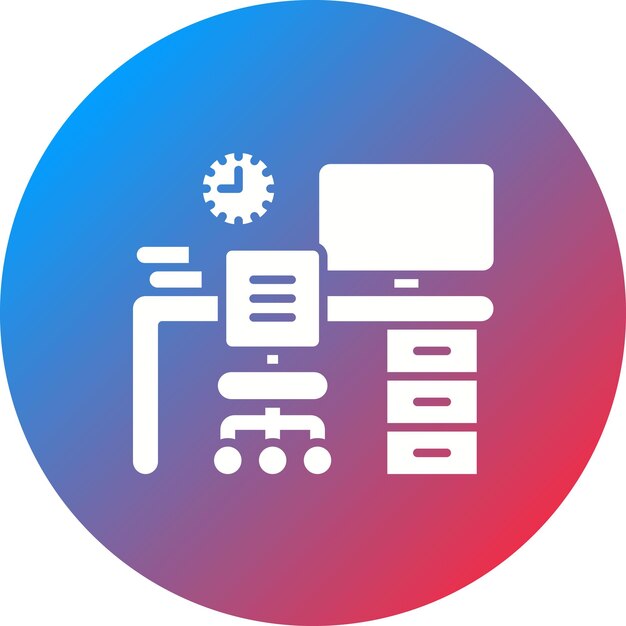 Office Life icon vector image Can be used for Business Management