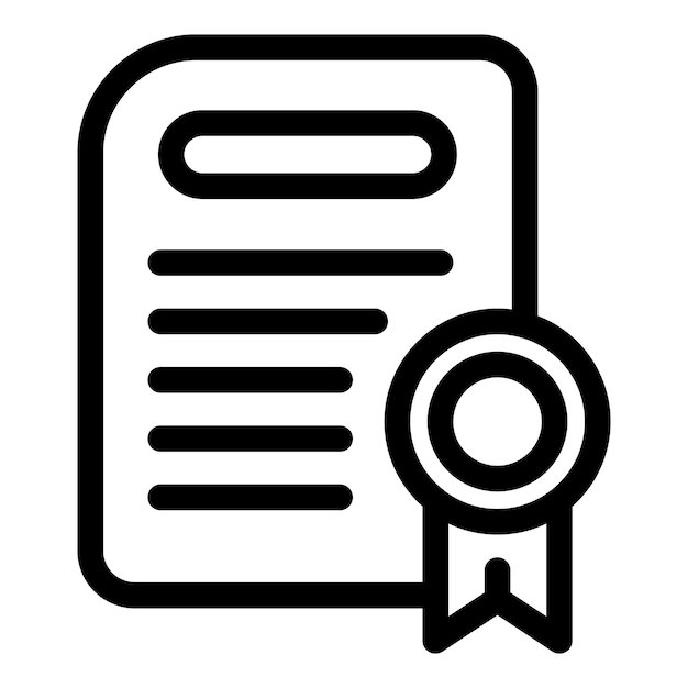 Official document with seal certifying authenticity