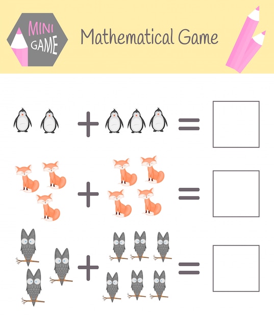 Okul öncesi eğitim için matematik üzerine çalışma kitabı.